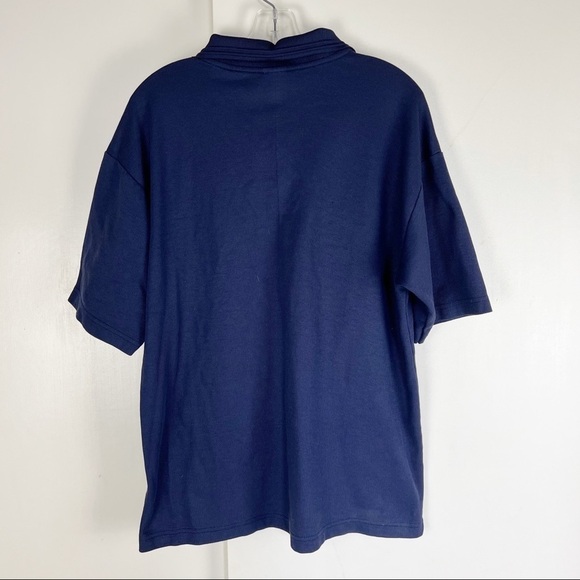 Sesame Place Navy Blue Polo Shirt Size Large - Picture 2 of 5